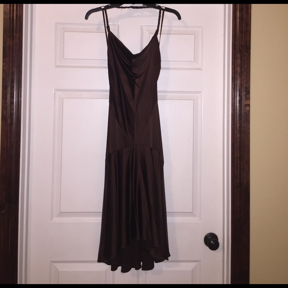 Silk halter dress