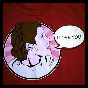 Star Wars Princess Leia Fitted Tee