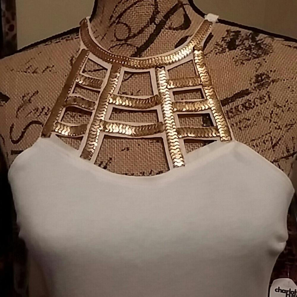 Charlotte Russe gladiator body suit