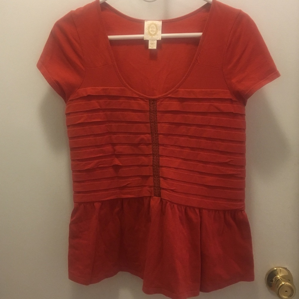 ANTHROPOLOGIE | Peplum Tee
