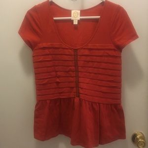 ANTHROPOLOGIE | Peplum Tee