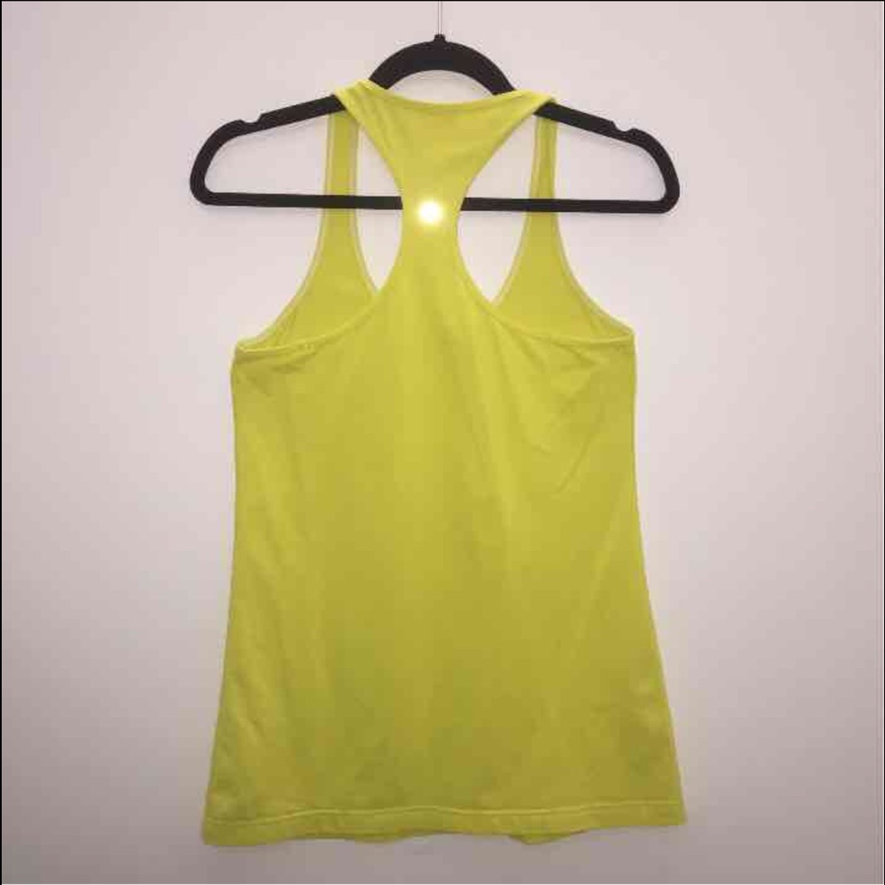 LULULEMON Racerback Yellow Tank Size 8 M