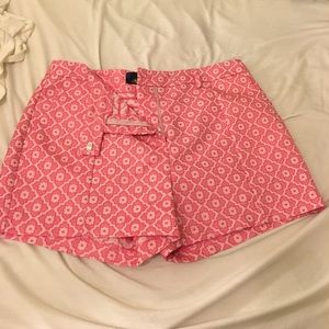 Pink pattern shorts