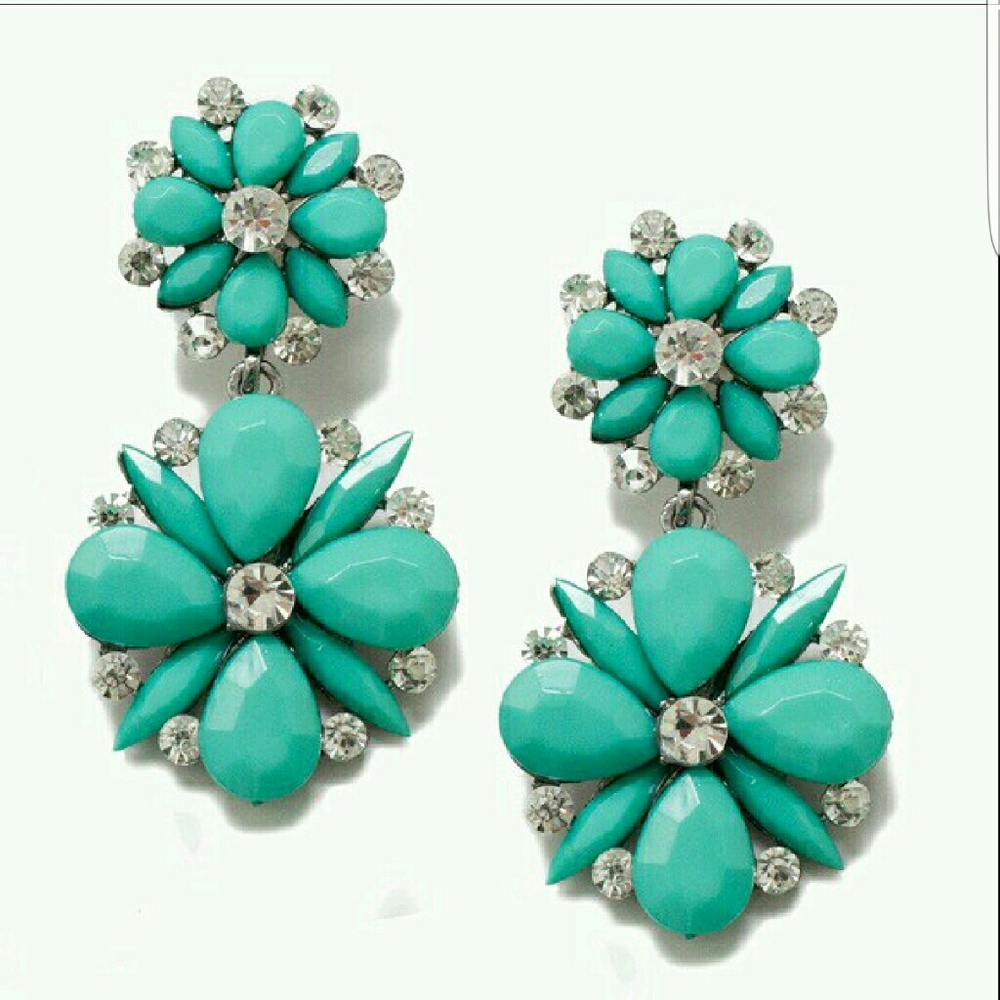 Turquoise Statement Earrings