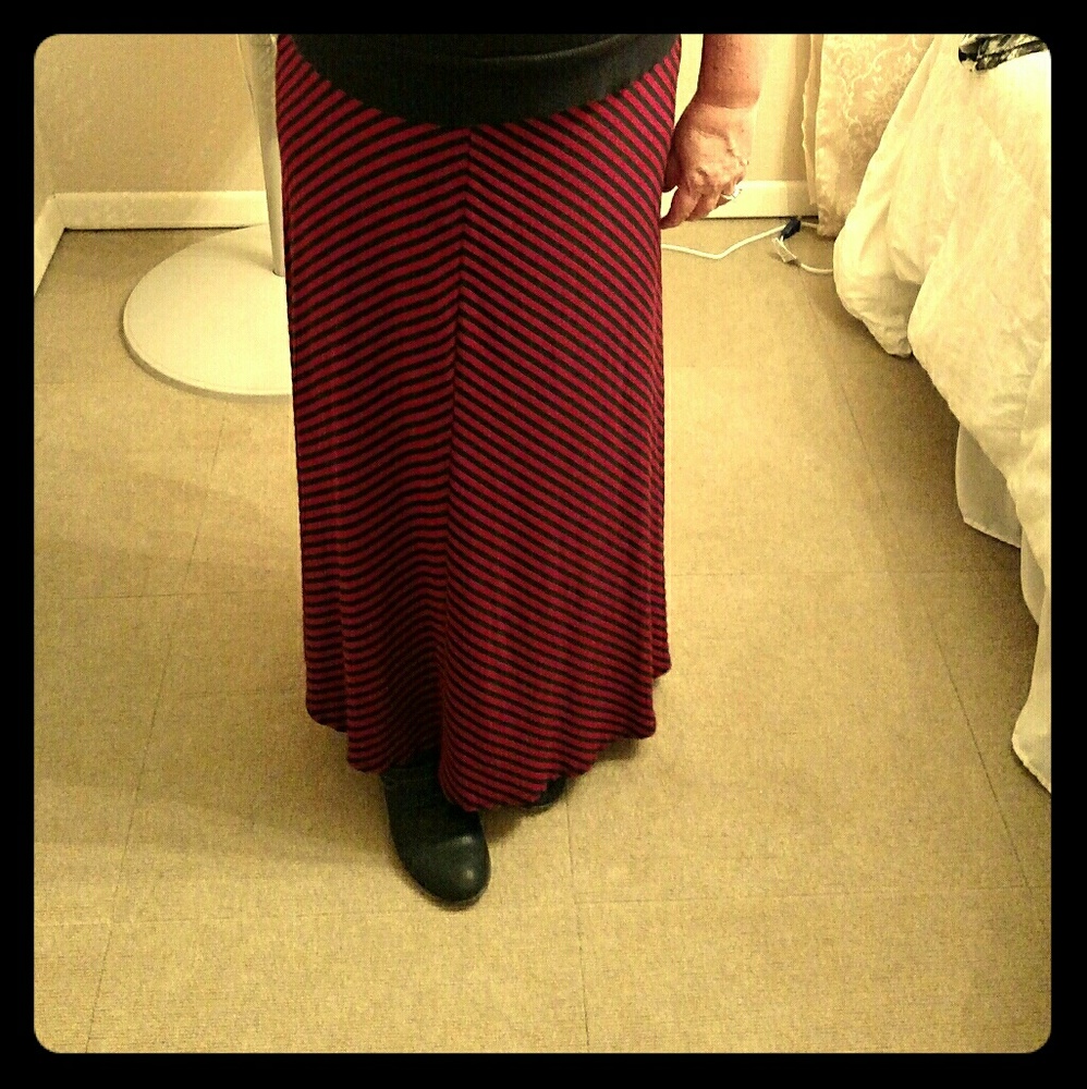 Striped skirt