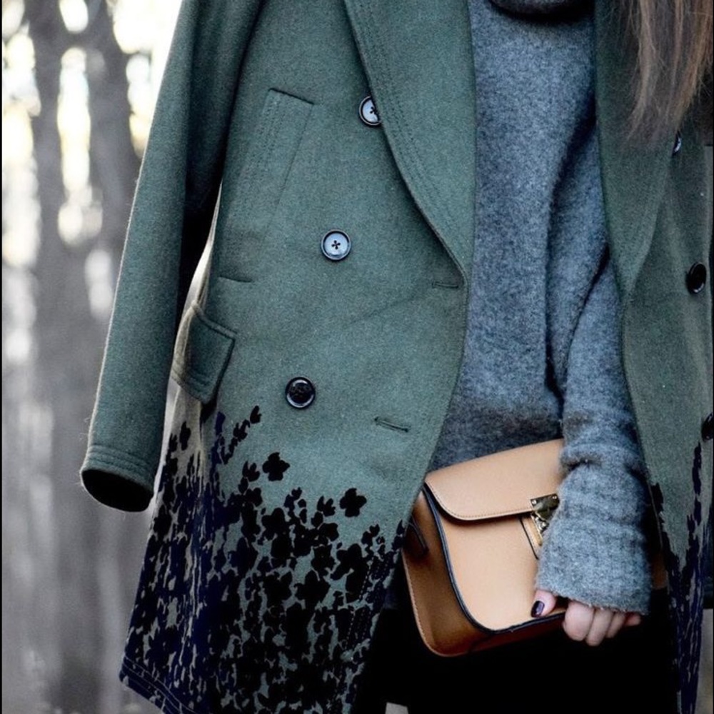 FLASH SALE! Banana Republic Olive Peacoat