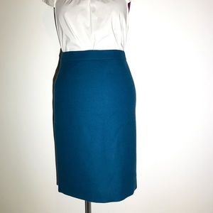 J. Crew Teal Skirt Size 4 Women's