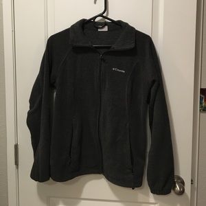 Columbia grey zipper jacket