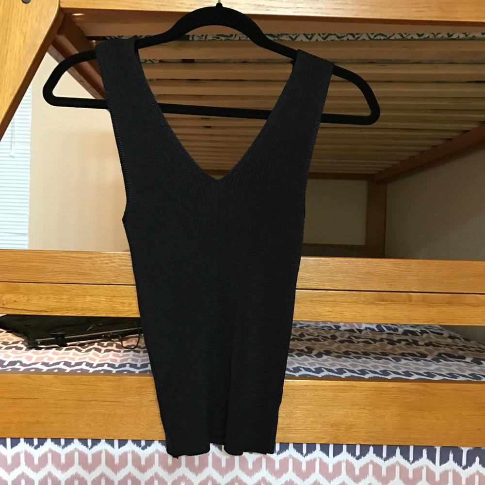 Ribbed Tank Top.