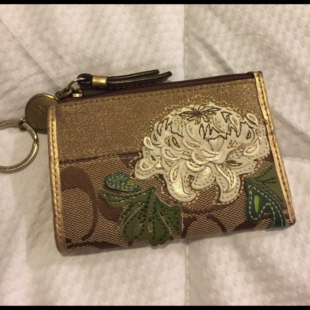 Limited Edition Flower Coach Wallet