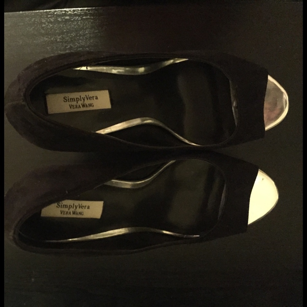 Vera Wang jeweled pumps