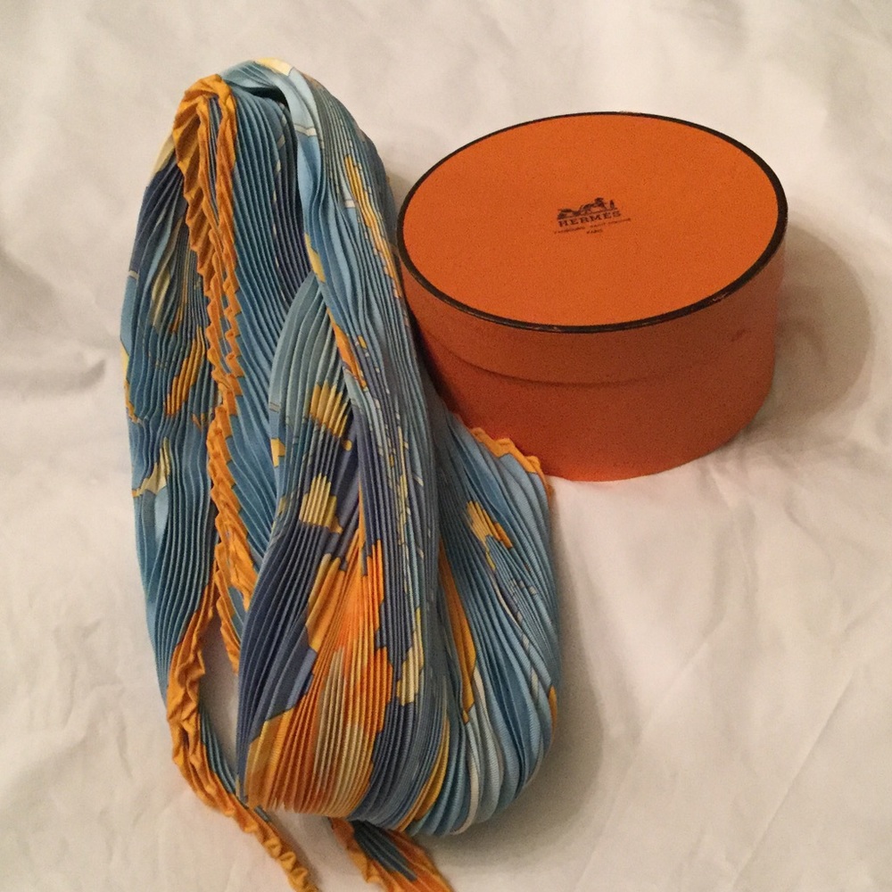 Hermes silk scarf