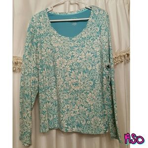 Long sleeves tee patterned