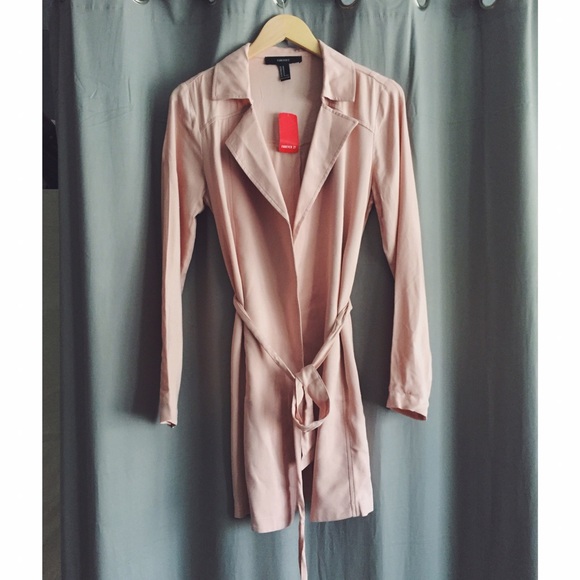Forever 21 Jackets & Blazers - Blush trench coat
