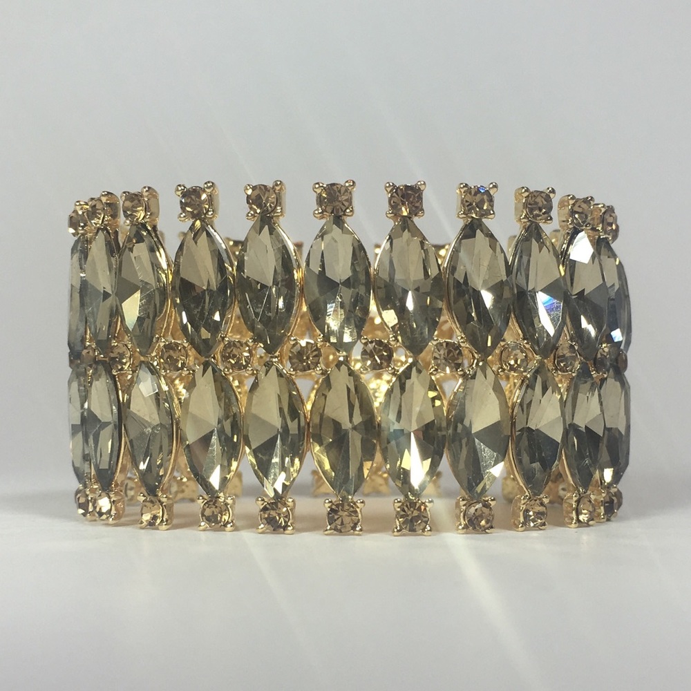 ⚱️Devonshire Bracelet - Gold with Gold Crystals