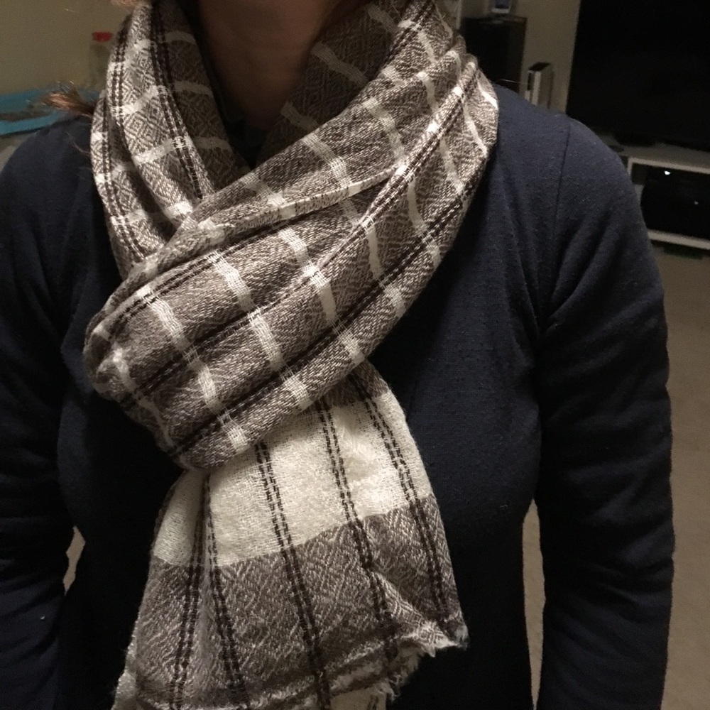Rapti Fashion Stripe Cashmere Scarf.