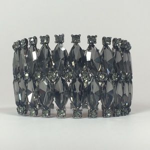 ⚔️Devonshire Bracelet - Grey with Grey Crystals