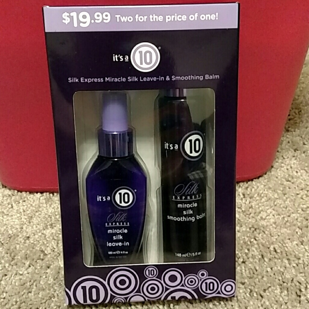 It's a 10 Miracle Silk Leave-In and Smoothing Balm