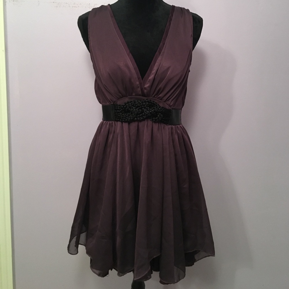 2 purple dresses