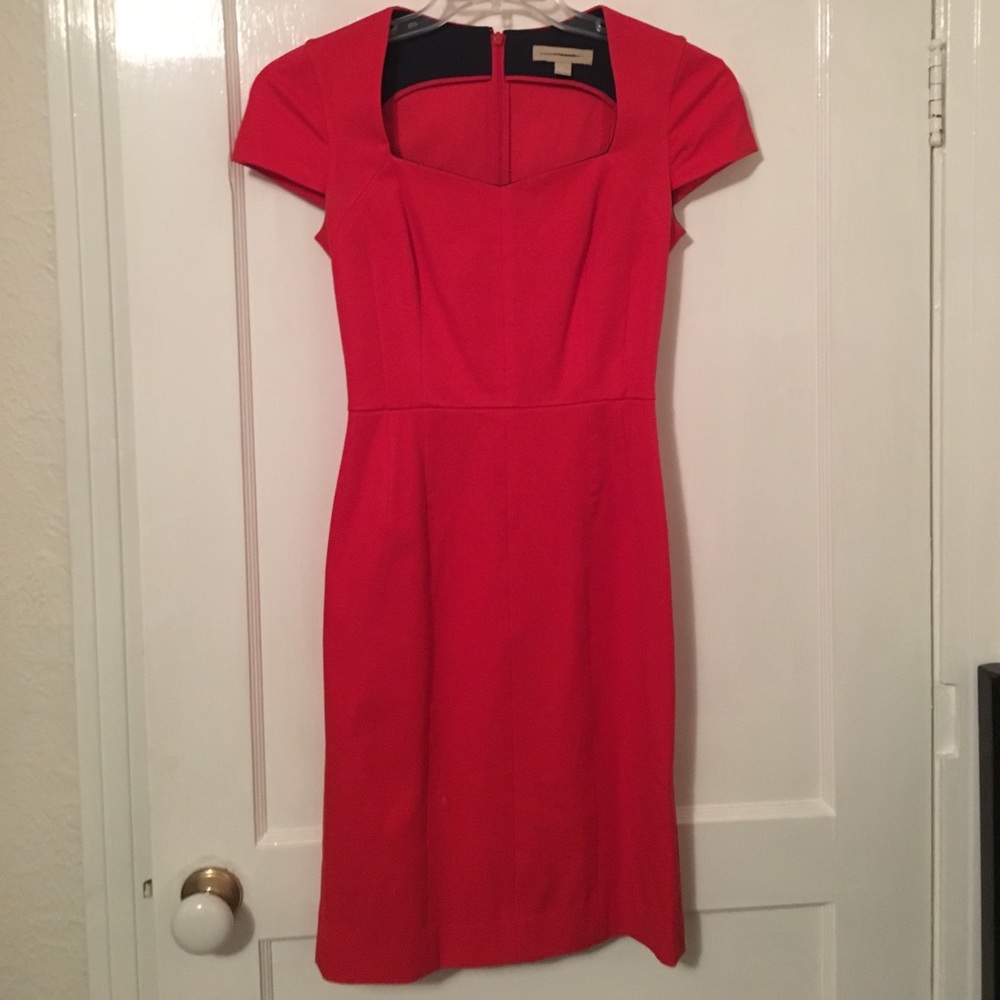 Banana Republic red dress!