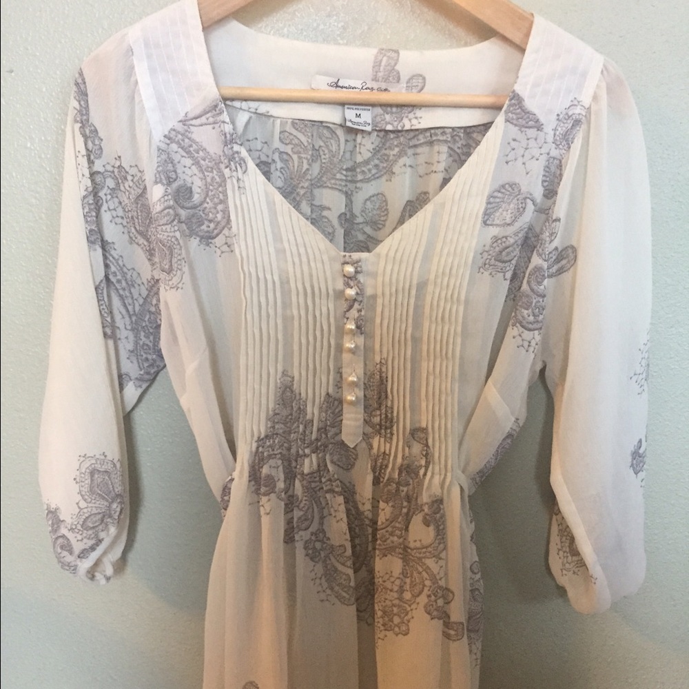 American Rag sheer blouse