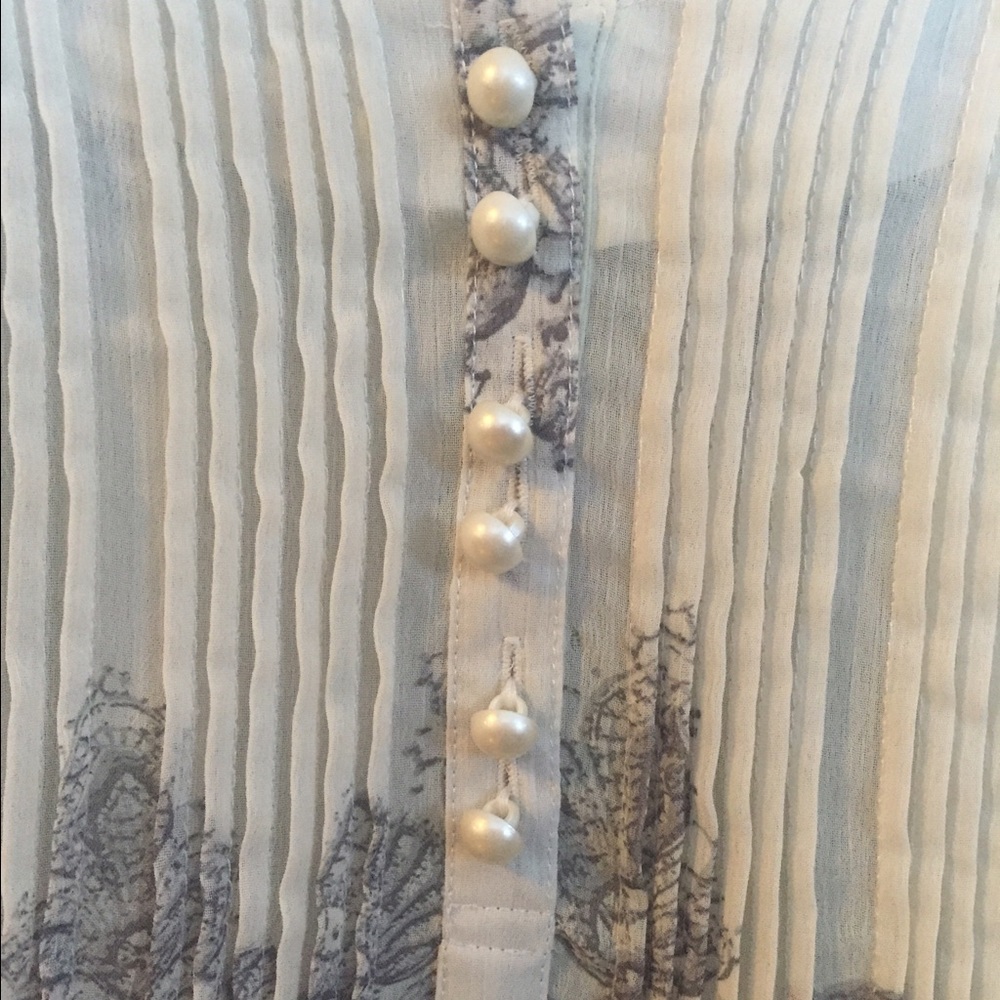 American Rag sheer blouse - Picture 2 of 4