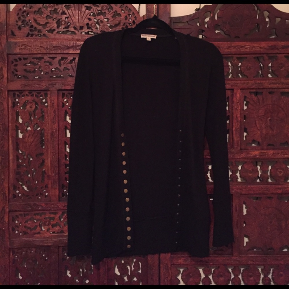 Black cardigan