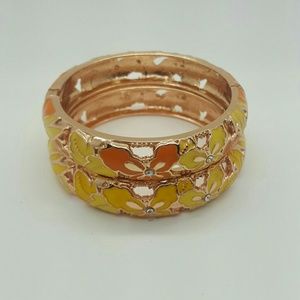 Yellow and gold plated Bracelets