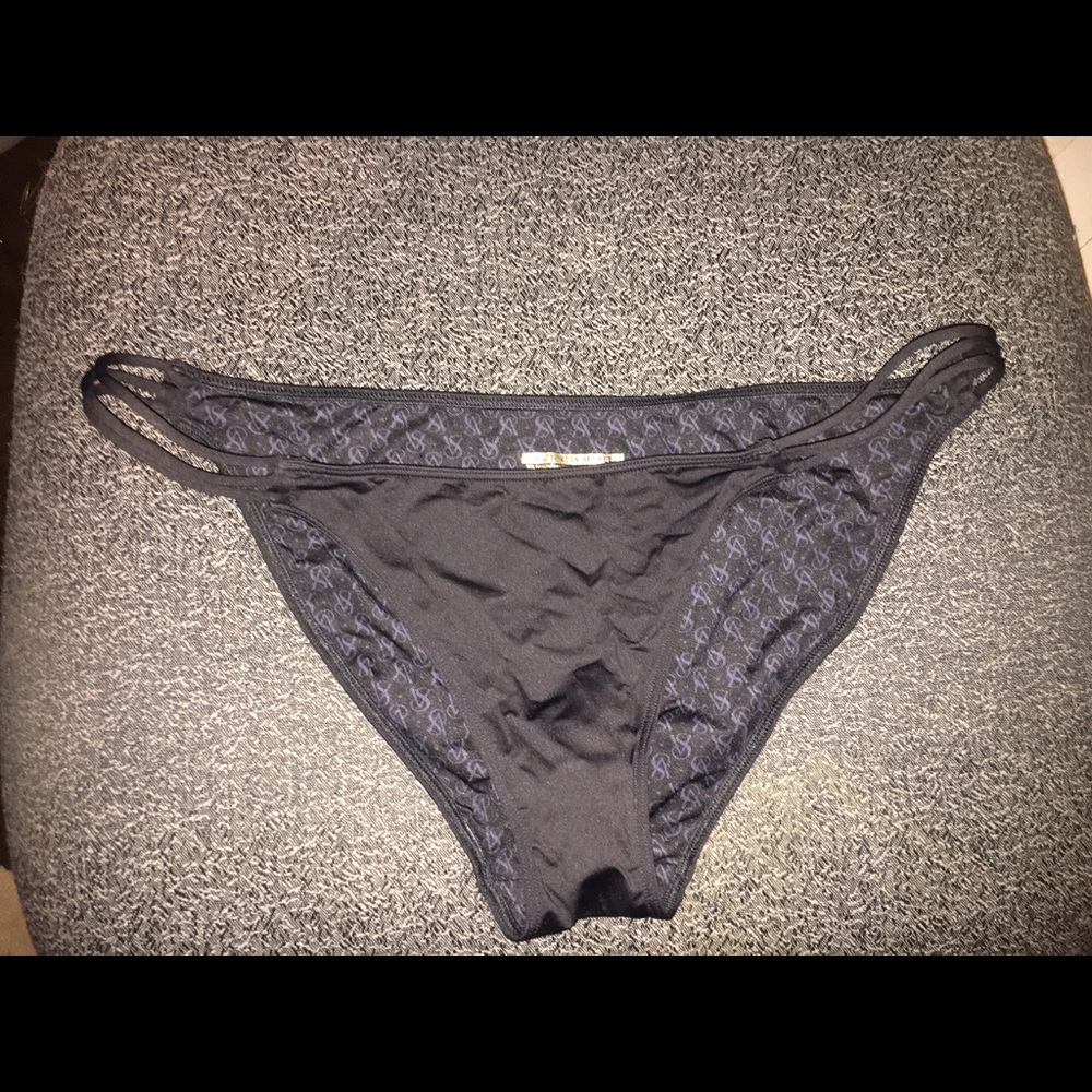 Black Victoria Secret Bikini Bottoms