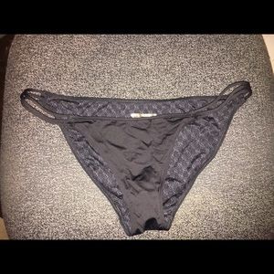 Black Victoria Secret Bikini Bottoms