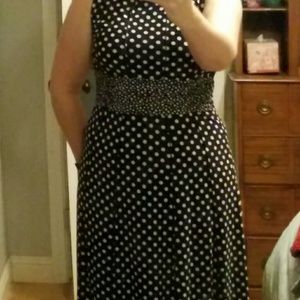 Reposh. Super cute black and white dress