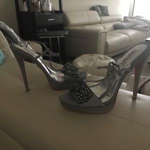 Badgley Mischka high heel sandals. Gorgeous. New!