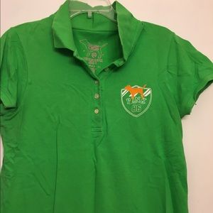 Pink "pink prep" polo size M