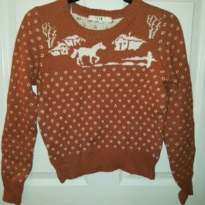 Forever 21 Horse Sweater
