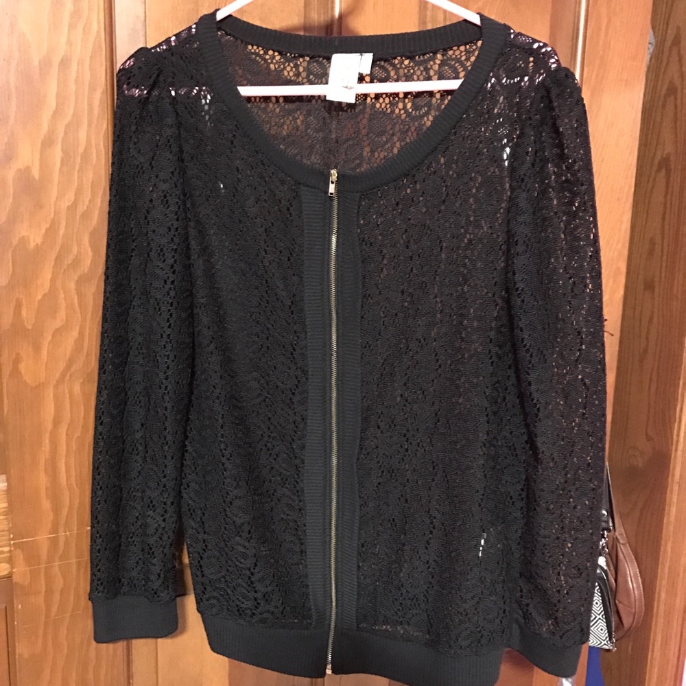 Lace Black Jacket