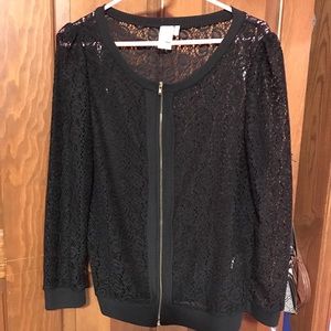 Lace Black Jacket
