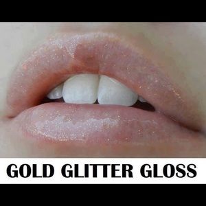 Brand New LipSense Gold Glitter Gloss