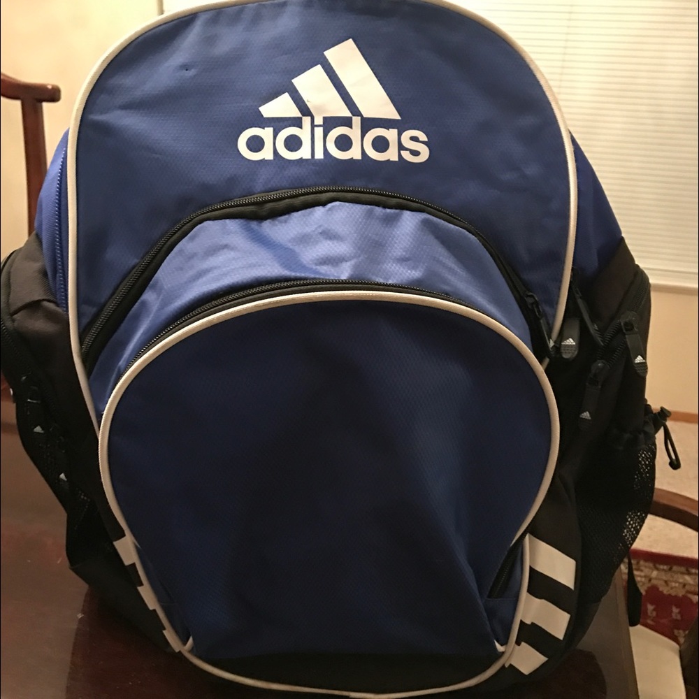Blue Adidas sports bag