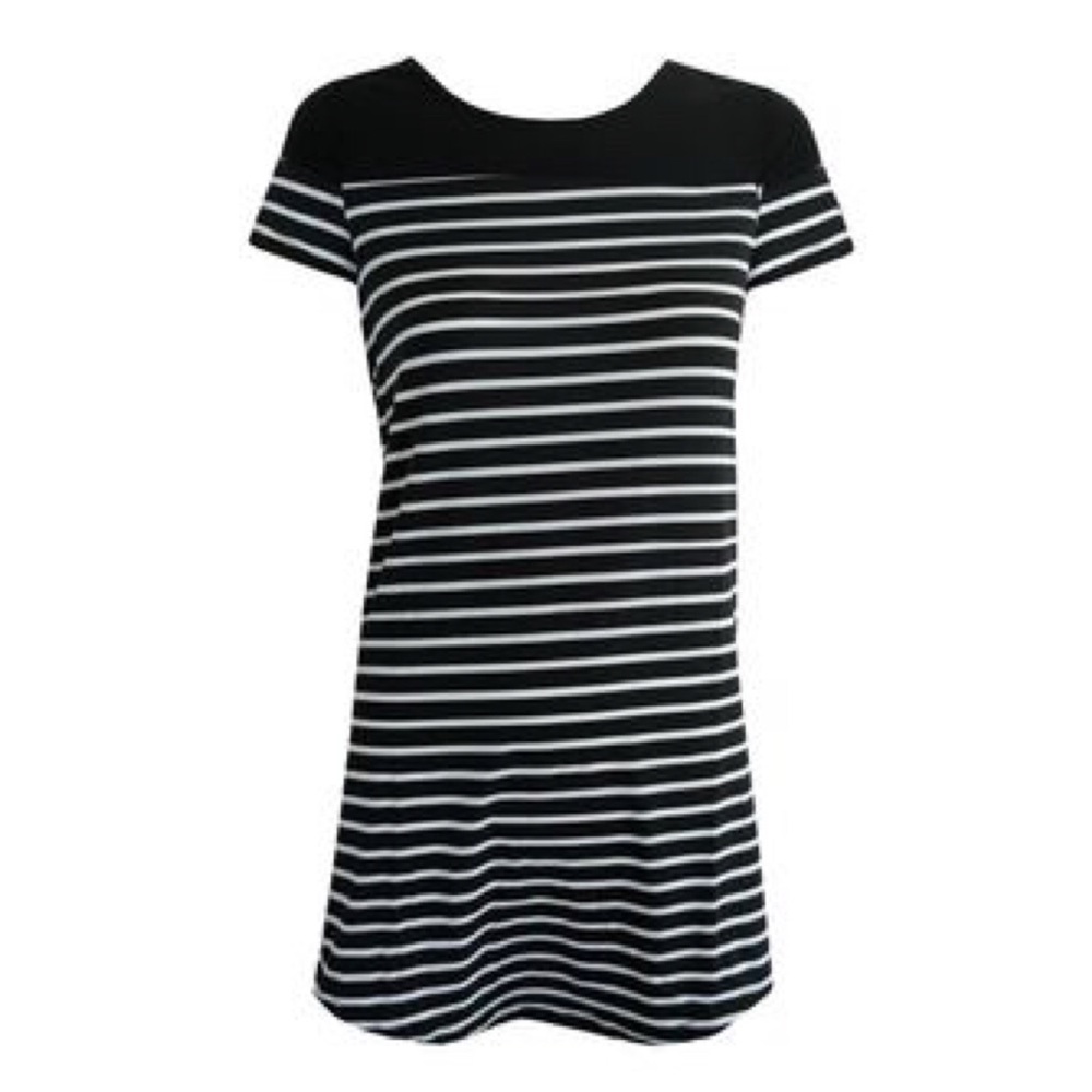 Xenia Black & White striped T-shirt or shift dress