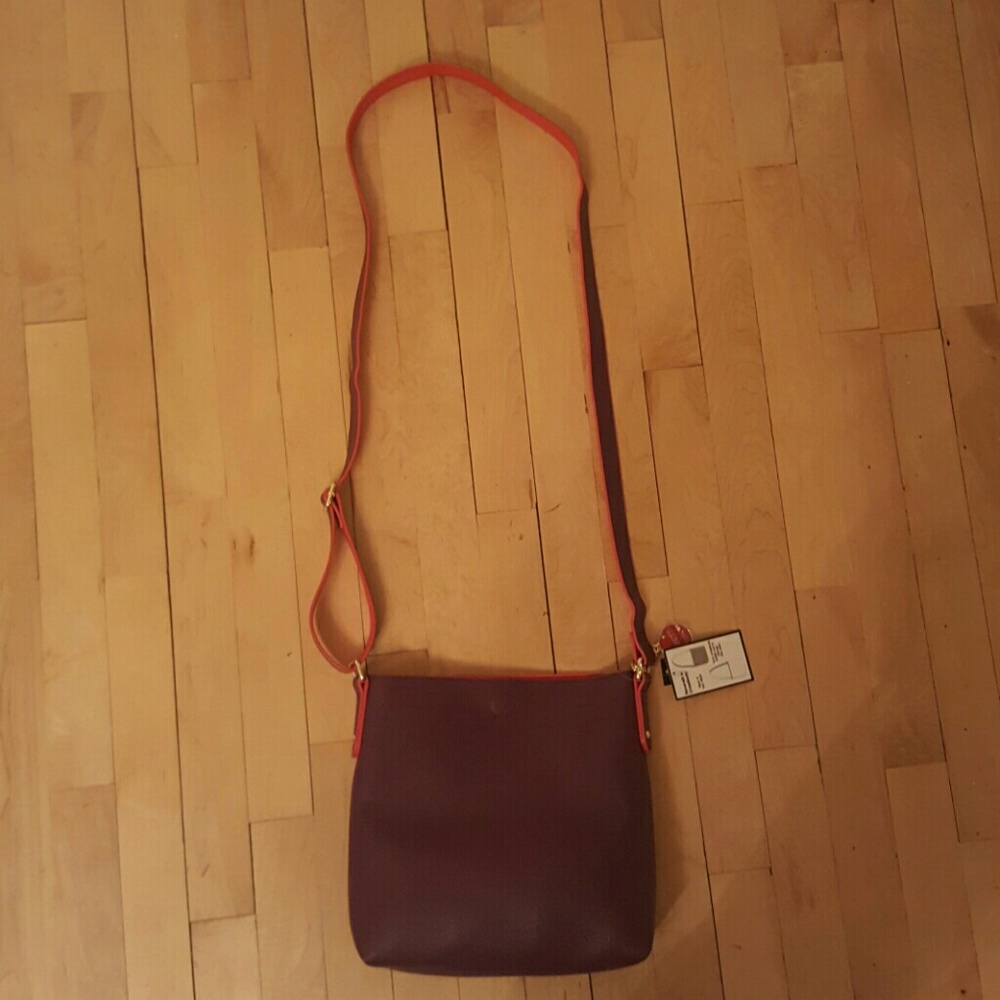 NWT Rosetti Cross Body Purse - Red/Plum