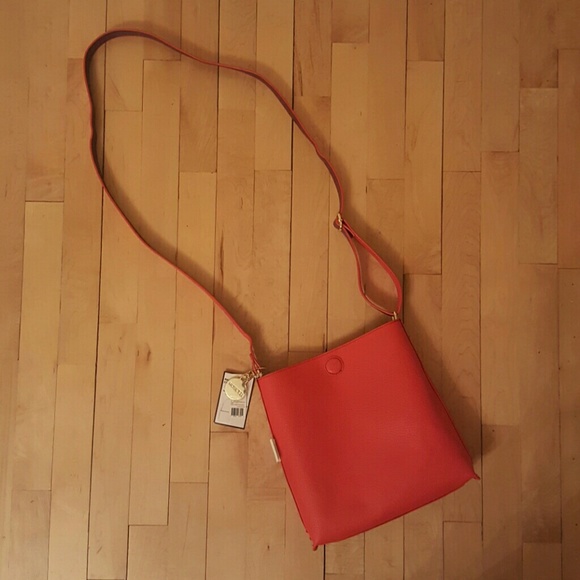 NWT Rosetti Cross Body Purse - Red/Plum - Picture 2 of 5