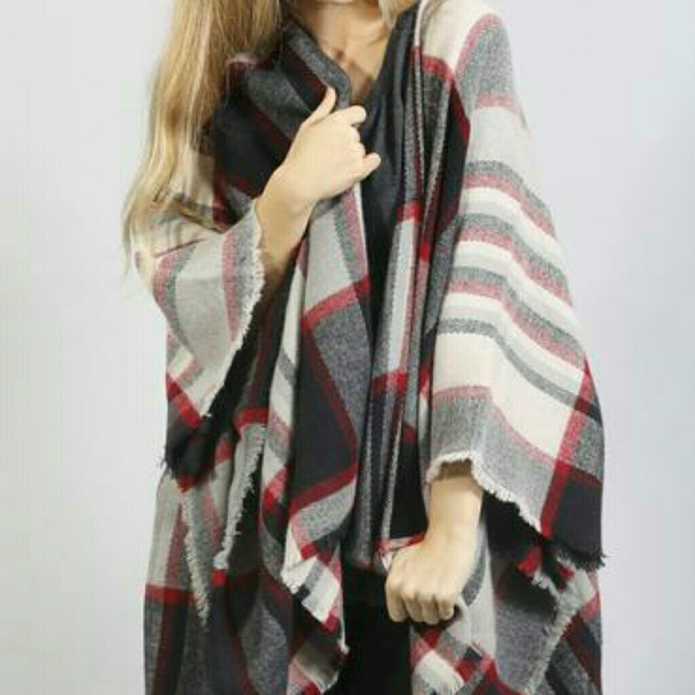 Plaid Kimono Wrap