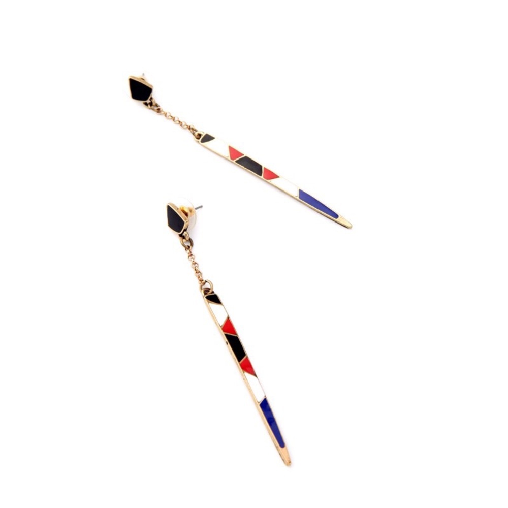 Beautiful long drop earrings