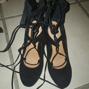 Lace up heels