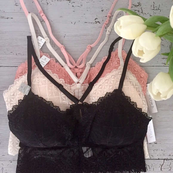 Gorgeous Pink Lace Bralette - Picture 4 of 6