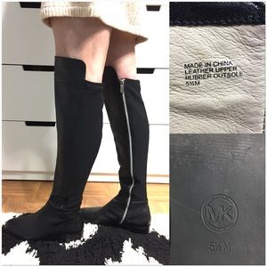 Authentic Michael Kors knee high black boots