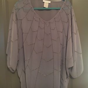 Miss Me Couture beaded blouse