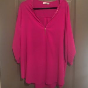 Hot Pink Blouse