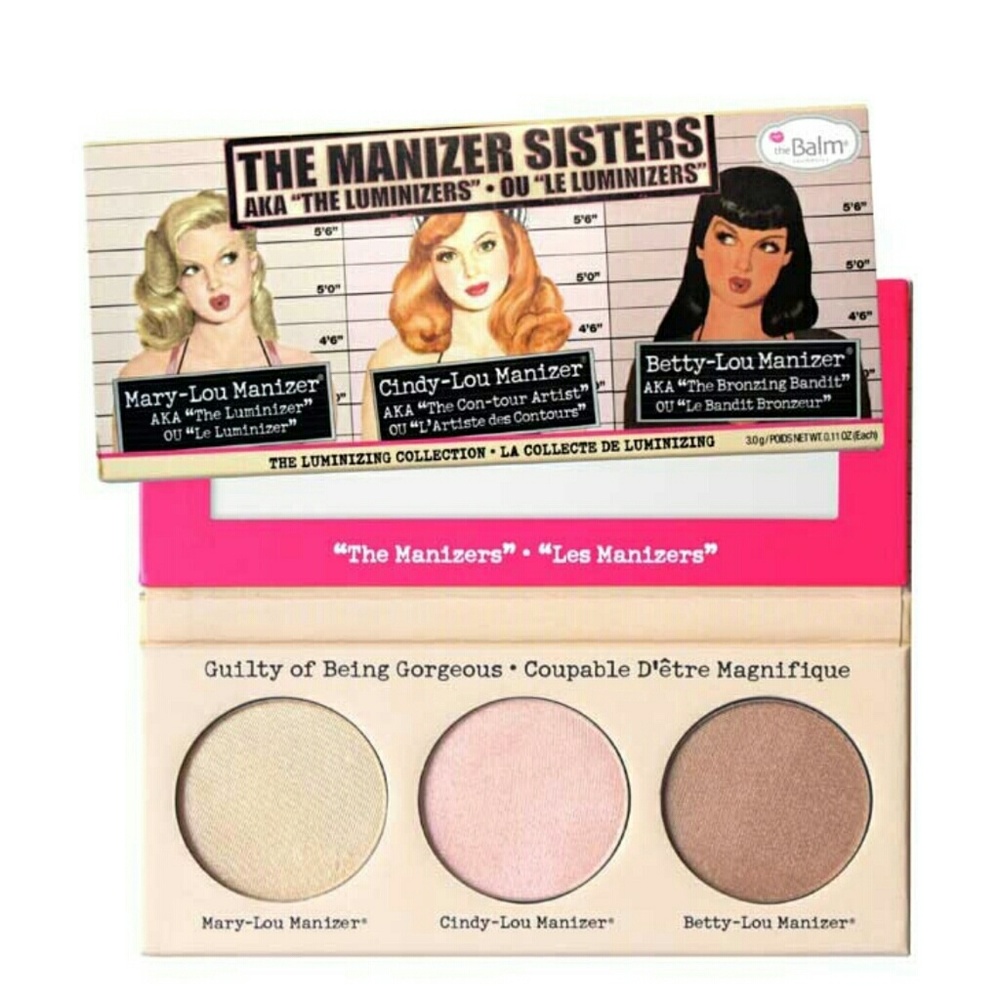 💯😍💜NEW The Balm The Manizer Sisters Contour