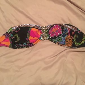 TRINA TURK STRAPLESS BIKINI TOP